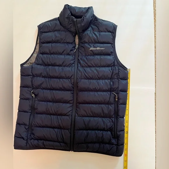 Eddie Bauer EB650 Navy Down Vest EUC - Picture 11 of 13